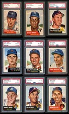 1953 Topps Baseball Low Number Complete Set Cards #1 to #220 5 - EX 3864992