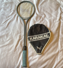Karakal Opal Vintage Squash Racket with Karakal Cover Racket to use or exhibit