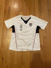 VTG Nike USWNT Mia Hamm 9 Soccer Jersey Womens Large 2004 White