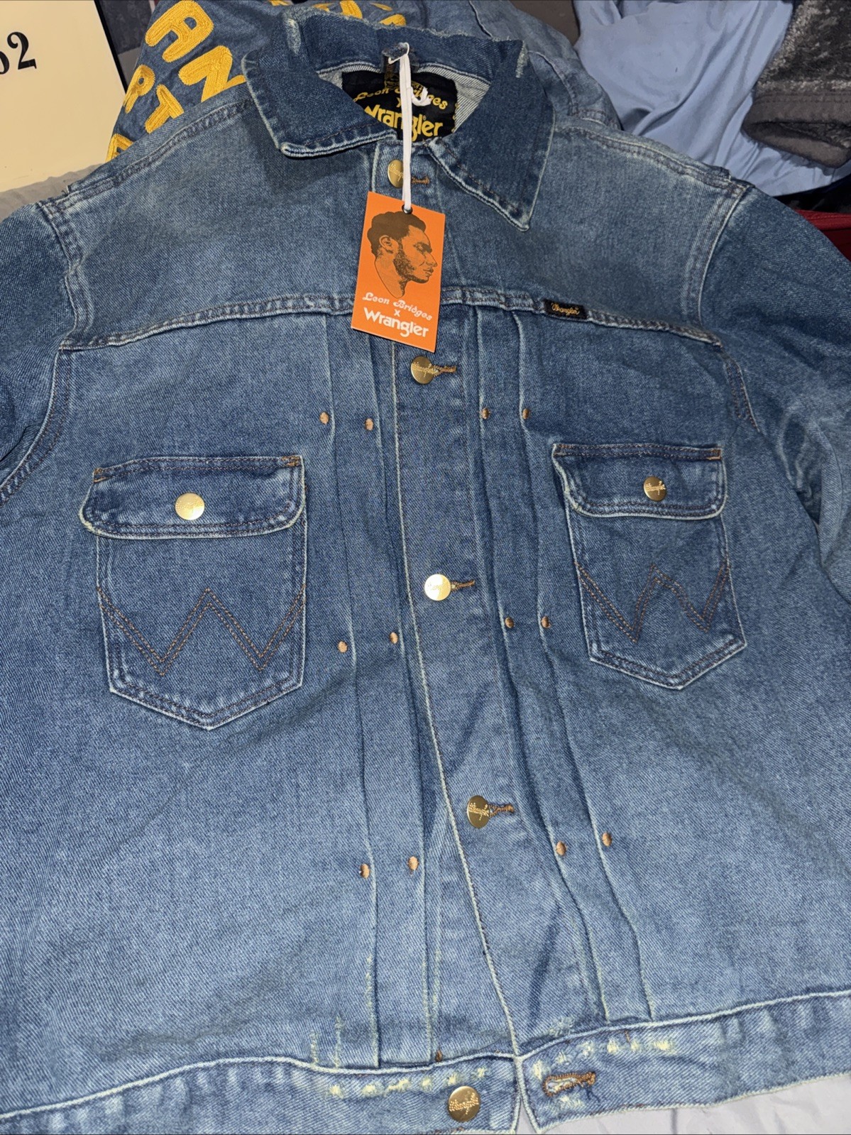 Wrangler X Leon Bridges MR. Wrangler Vtg. Jacket. Sz 2XL RARE DEAD STOCK