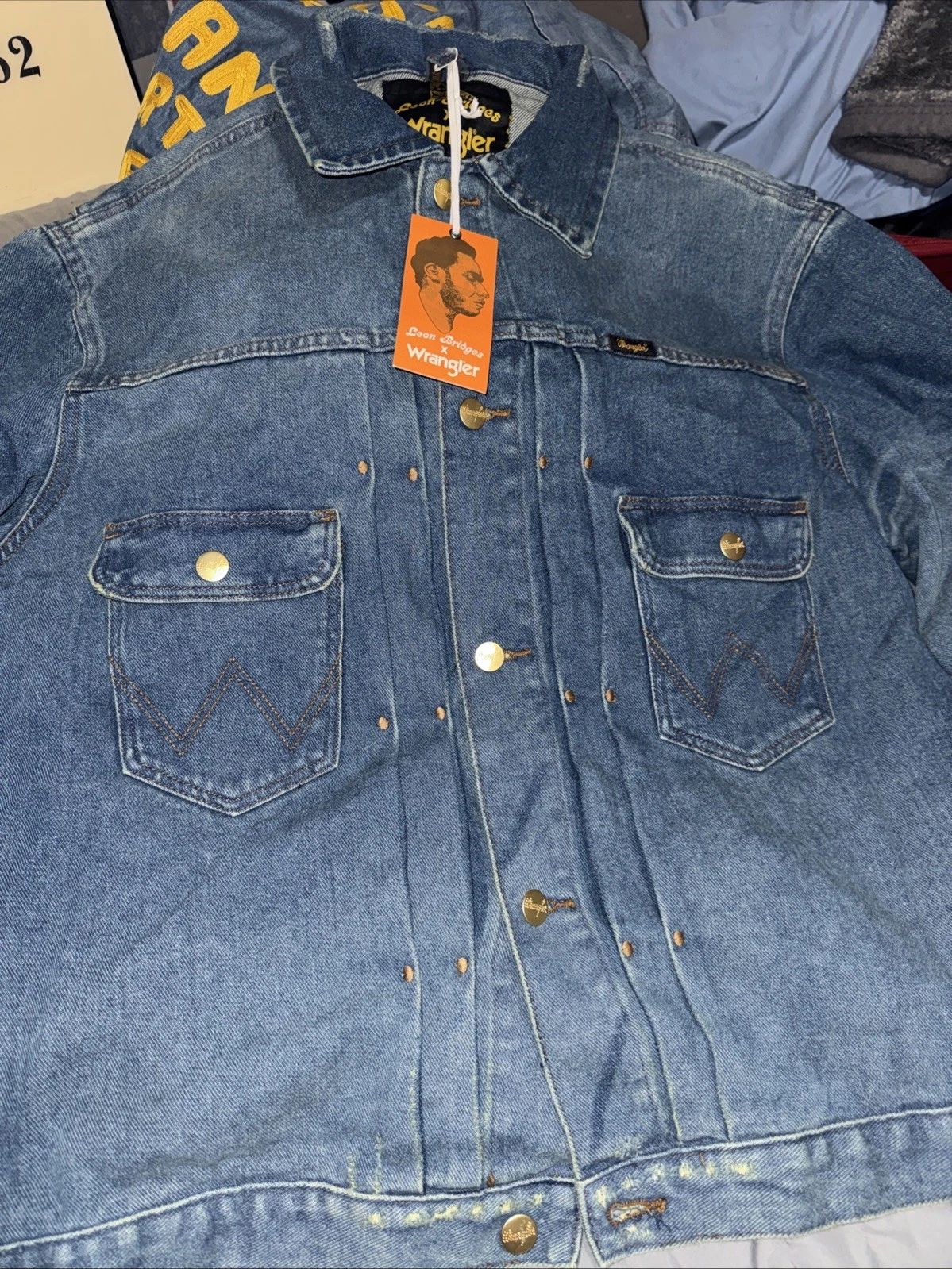 Wrangler X Leon Bridges MR. Wrangler Vtg. Jacket. Sz 2XL RARE DEAD STOCK