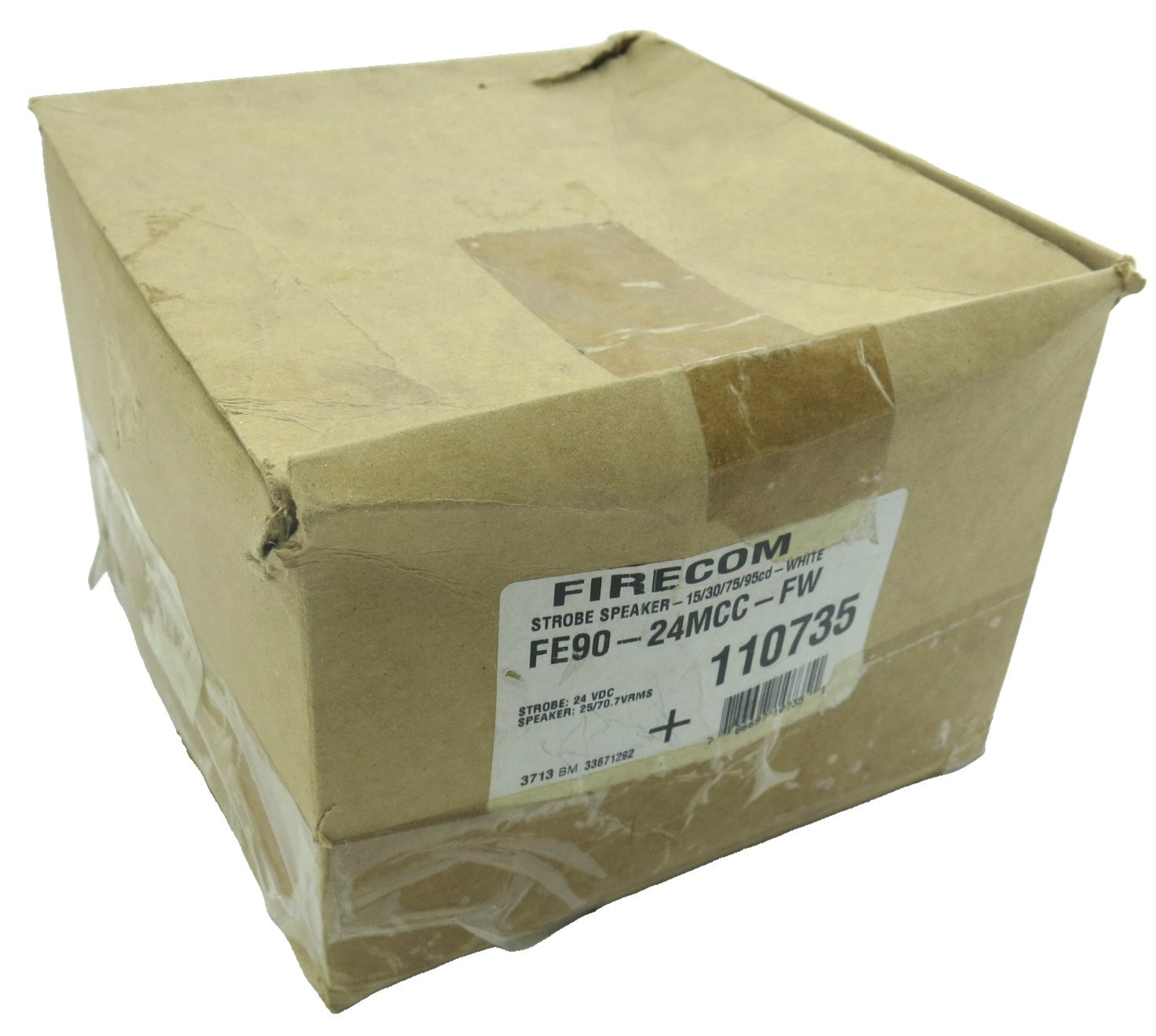 Firecom FE90-24MCC-FW White Fire Alarm Signal Speaker Strobe New Open Box