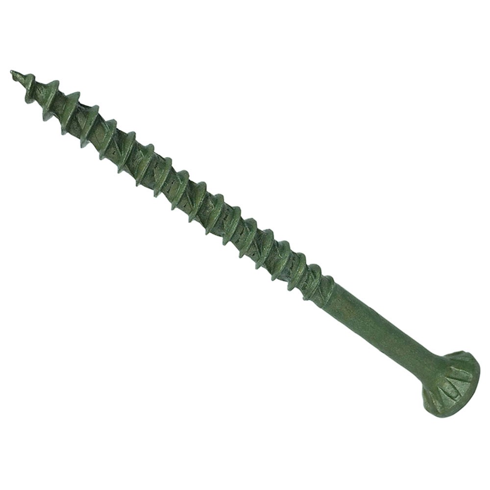 ForgeFix ForgeFast TORX® Compatible Decking Screws CSK Green 4.5x75 T25 Tub 400