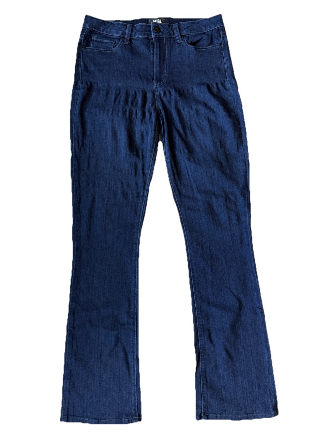 Paige Jeans Women's Size 30 Blue Dark Wash High Rise Manhattan Stretch Denim