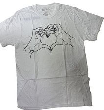 DUA LIPA 2017 USA TOUR Musical   HAND HEART TEE T-SHIRT  OFFICIAL NEW MERCH 