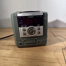 Vintage 1998 Audiovox AM/FM Alarm Clock Radio CD Player CD1162 READ