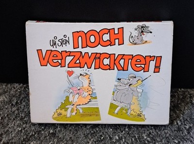 Uli Stein noch Verzwickter Knobelspiel 1989 Kartenlegespiel Puzzle komplett 