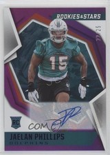 2021 Panini Rookies & Stars Purple Signatures 22/25 Jaelan Phillips Auto 0qw4
