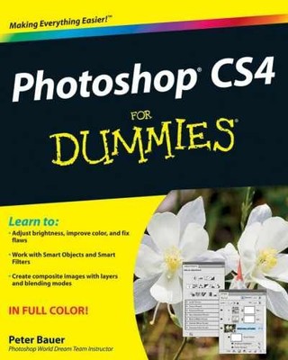 Photoshop CS4 For Dummies (For Dummies - Paperback, by Bauer Peter - Very Good