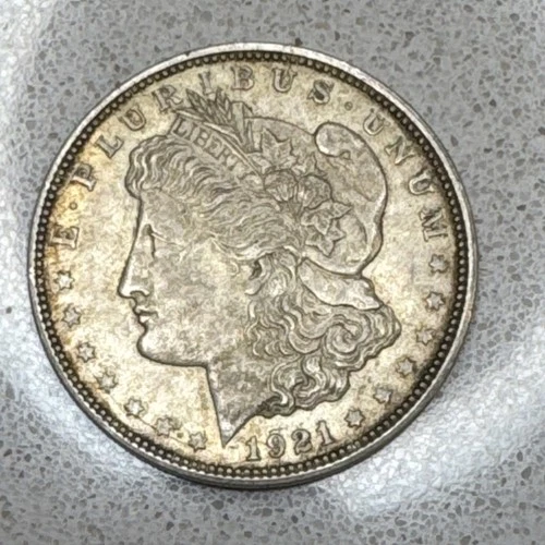 1921 D  Morgan Silver Dollar $1 Circulated US Coin 0.9 Fineness Business Strike