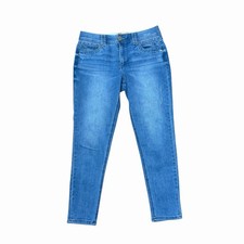 Democracy Ab Technology Skinny Jeans Women's Size 10 Blue Light Wash Denim