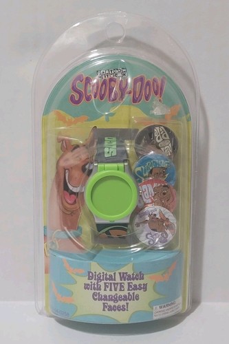 Warner Bros Scooby-Doo Digital Watch With Five Changeable Faces 2001