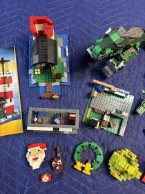 LEGO Creator 5770 Lighthouse Island Incomplete + LEGO Creator Dinosaur & More