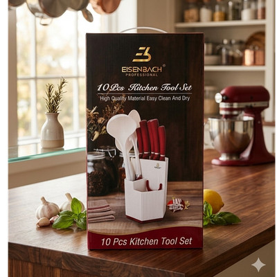 EISENBACH Professional 10 Pcs Kitchen Tool Set 10-tlg Kunststoff mit Ständer