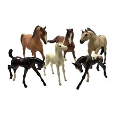 Breyer Reeves Stablemates Horses Lot Of 6 Mini Horses Foals