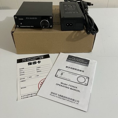 FX-AUDIO- FX202A/FX-36A Pro Black Digital Amplifier Stereo TDA7492E Chip 68 Watt