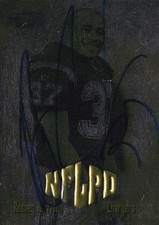 RODNEY HARRISON SIGNED AUTO'D 1999 SKYBOX METAL UNIVERSE NFLPD CARD 198 CHARGERS