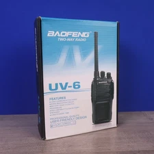 Baofeng UV-6 Walkie Talkie 8w 128 Channel UHF VHF Dual Band Two Way Radio 