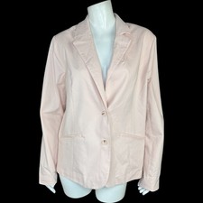 Beautiful By Lawrence Zarian Notch Collar Blazer Delicate Pink Medium Nwot Beautiful By Lawrence Zarian Notch Collar Blazer Delicate Pink Medium Nwot