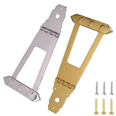 Guitar 6 Strings Archtop Trapeze Tailpiece Bridge for Semi Hollow Guitar