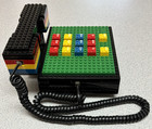 Tyco Super Blocks Telephone, 1988, Retro "Lego" Phone — photo 3