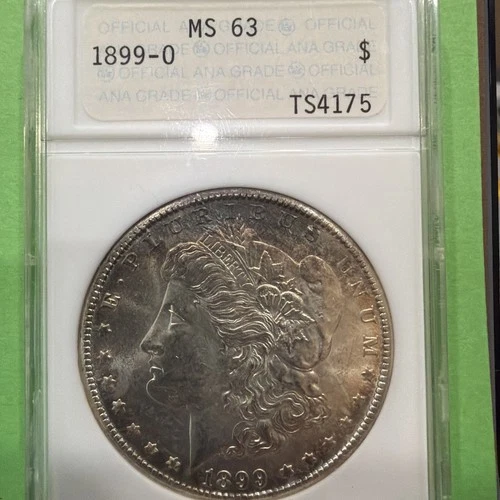 New Listing1899-P Philadelphia $1 Morgan Silver Dollar ANACS MS 63 "Soapbox" Holder