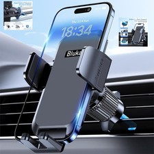 Car Phone Holder Vent Mount Metal Hook Clip 360 Rotation for Iphone Galaxy Smar