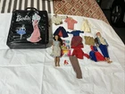 Vintage 1960s BARBIE PONYTAIL KEN LOT B CASE OUTFITS ACCESSORIES TOY DOLL