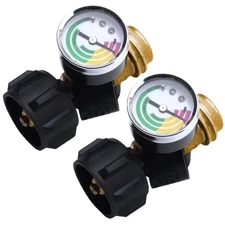 2Pcs Propane Fuels Gauge Propane Indicator Propane Level Indicator for Cylinders