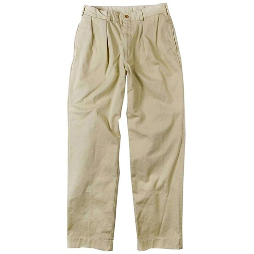 Bills Khakis Relaxed Fit Sunbleached Twill Pants in Dune - Size 34
