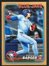Addison Barger 2024 Topps Update Gold 1308/2024 #US336 RC ROOKIE BLUE JAYS