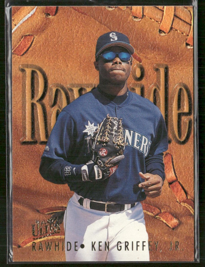 1996 Fleer Ultra Baseball Ken Griffey Jr Rawhide #4