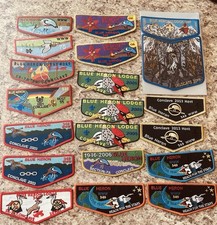 OA Lot Lodge 349 Blue Heron 20 Pieces See Description For Flap Numbers