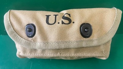 U.S. MODEL SHOTGUN SHELL POUCH KHAKI 1942