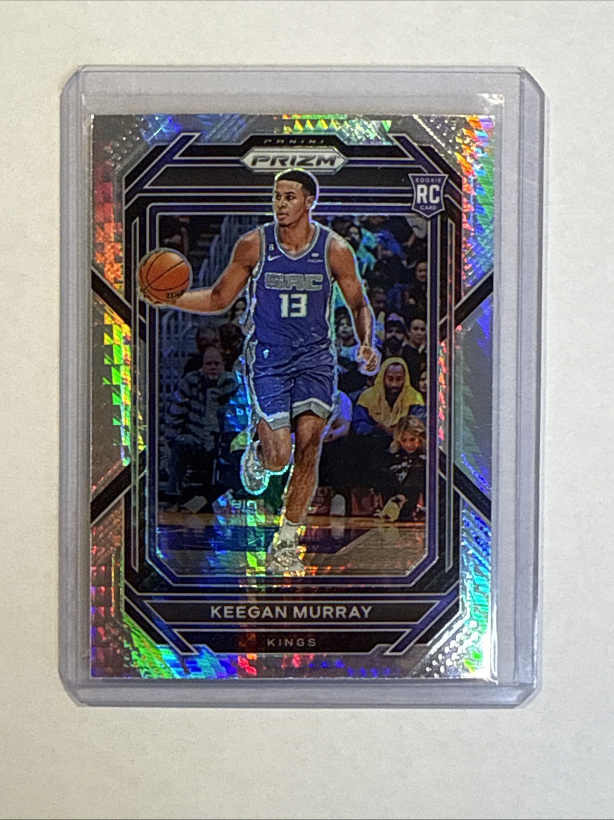 2022-23 Panini Prizm Hyper Prizm Keegan Murray #245 Rookie RC