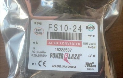 POWER PLAZA   FS10-24  AC-DC CONVERTER  .  NEW . DHL/UPS #to