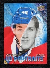 2025-26 Upper Deck Series 2 UD Portraits Speckle Lane Hutson #P-45 0ux4