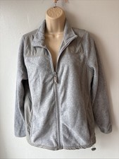 Women’s Size 12 Grey Fleece Zip Up Jacket From Matalan 