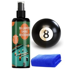 All-in-One Billiard Ball Cleaner And Restorer Polish Removes Chalk Residue Kit