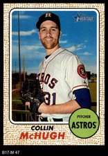 2017 Topps Heritage #47 Collin McHugh Astros 8 - NM/MT