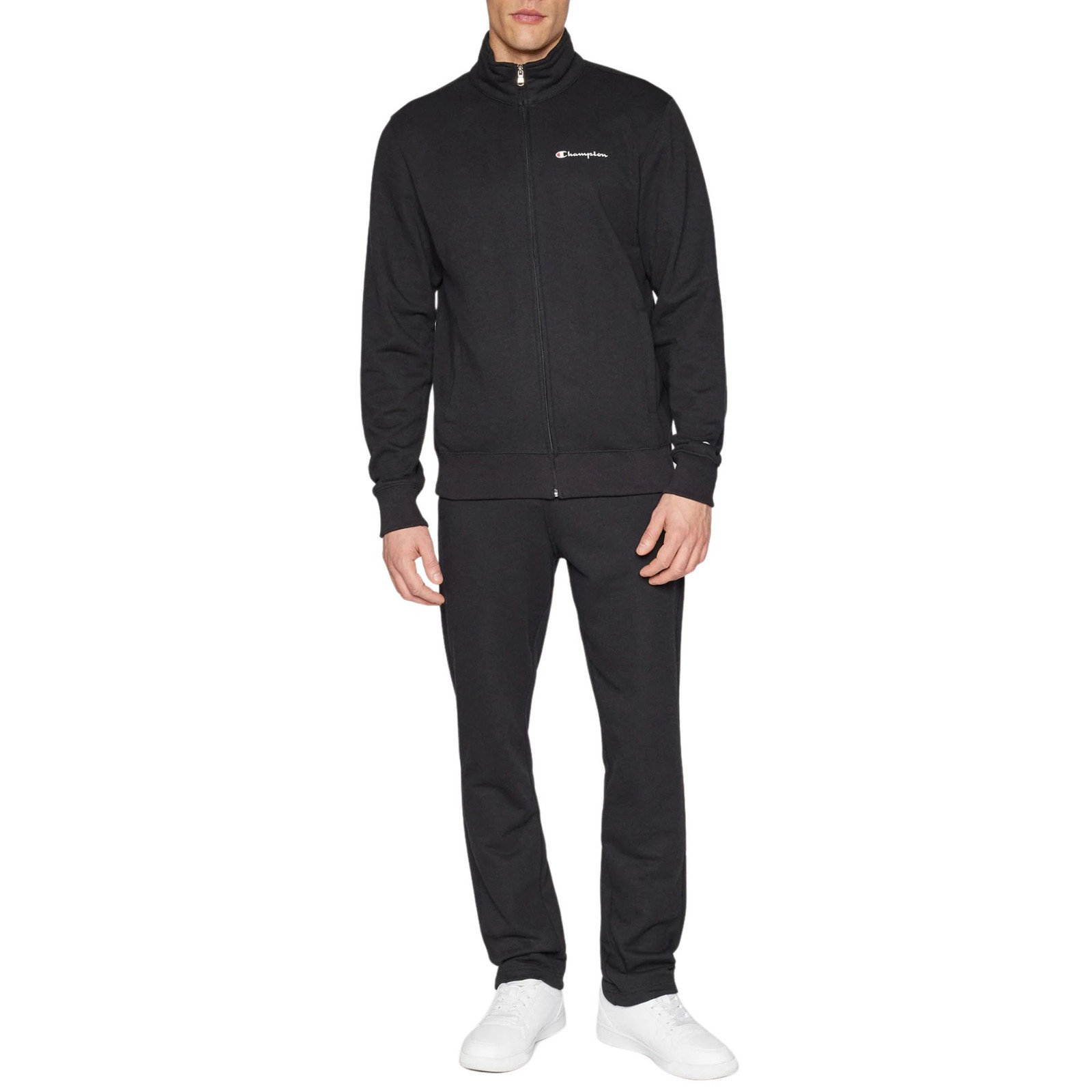 Замок Champion Tuta da Uomo con Cerniera Interlock Nera Taglia, артикул 220815-KK001