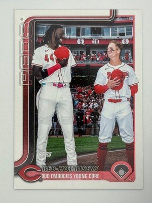 2025 Topps Update Red Hot Risers #US331 Reds FREE Shipping B2G2FREE