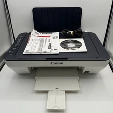 Canon Printer All-In-One Inkjet MG 3022 Scan Copy Print Tested NO INK