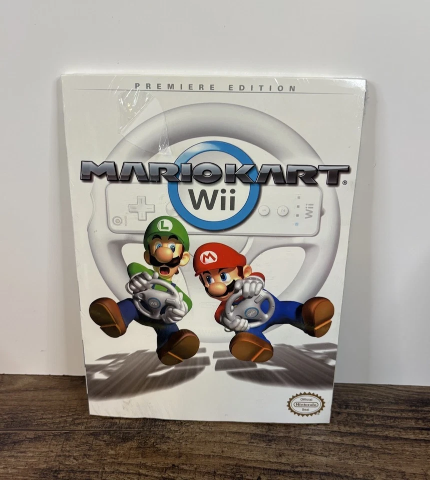 Mario Kart Wii Premiere Edition Prima Game Strategy Guide Book SEALED - Image 2 of 4