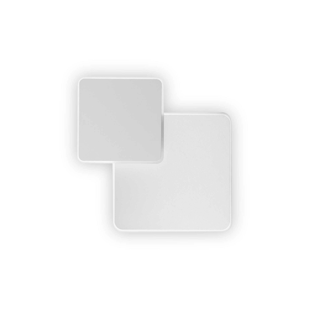 Applique Moderna Square Pouche Bianca LED 14W 3000K | Lampada da Parete