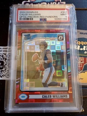 2024 Caleb Williams Red Pandora PSA 9 