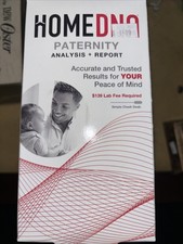 HomeDNA PATERNITY Test Analysis  Report, Accuracy Guaranteed , SEALED