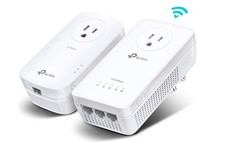 TP-Link TL-WPA8631P KIT AV1300 Powerline Wi-Fi Extender Set OneMesh Passthrough
