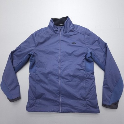 KJUS Frx 3D Map Jacket Mens 54 / XL Blue Fitted Light Skiing Hiking Backcountry