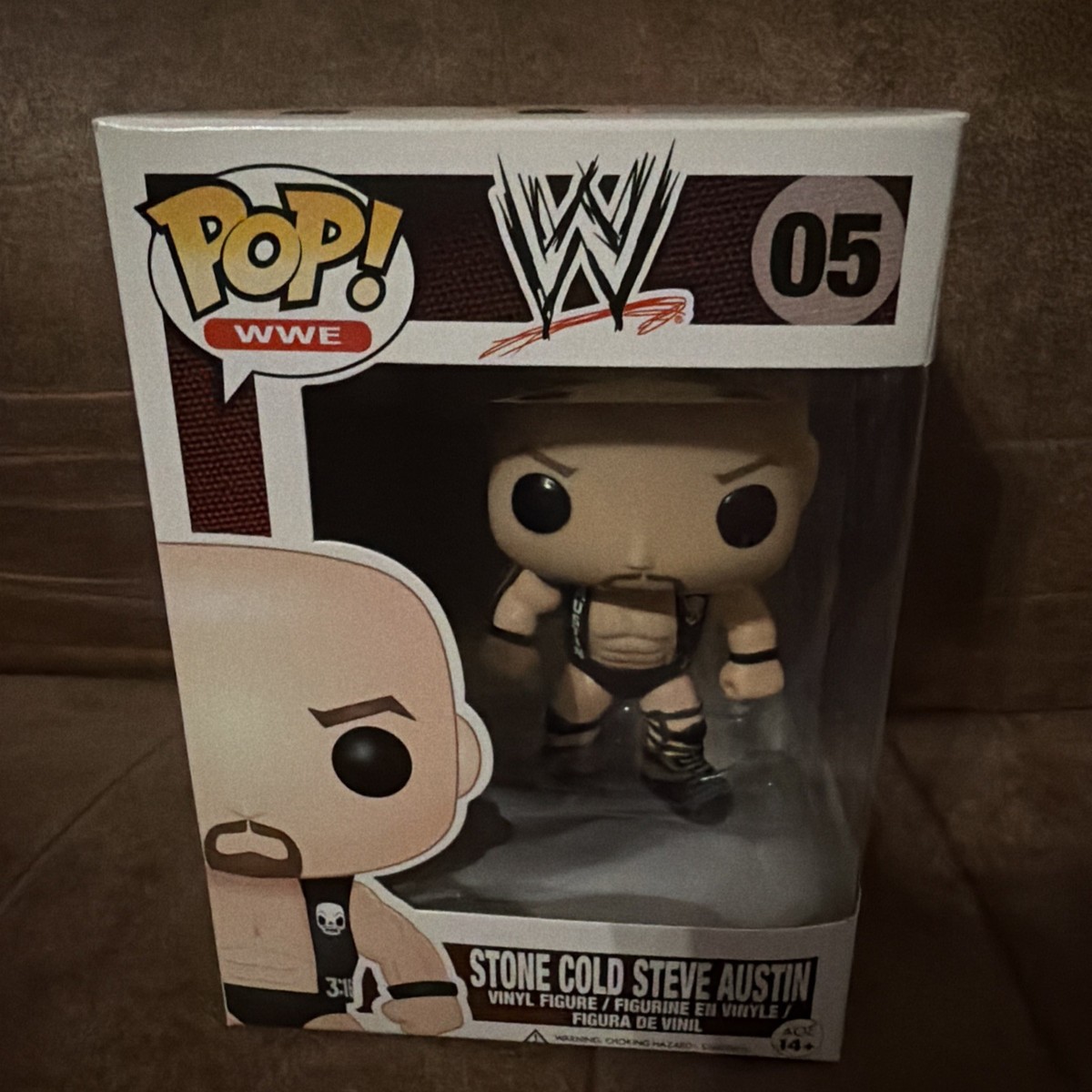 スポーツ選手 FUNKO POP WWE 05 STONE COLD STEVE AUSTIN Funko Pop! WWE Stone Cold Steve Austin Vinyl Wrestling Figure #05